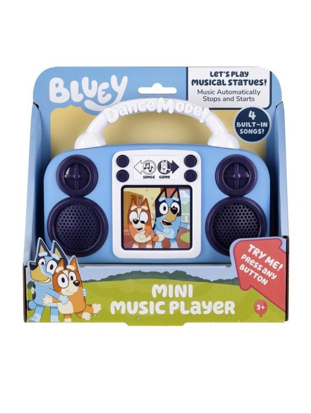Bluey Mini Music Player Freeze Dance Boombox